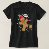 Oh Snap Gingerbrood Cookie Man Costume Baking Team T-shirt (Design voorkant)