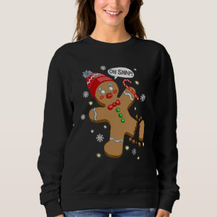 Oh Snap Gingerbrood Cookie Man Costume Baking Team Trui