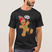 Oh Snap Gingerbrood Kerstmis Mannen Vrouwen Kind T-shirt (Voorkant)