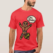 Oh Snap Gingerbrood Man Cookie Shirt (Voorkant)