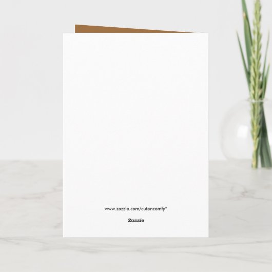 Oh Snap Gingerbrood Man Funny Kerstmis Feestdagen Kaart (Achterkant)