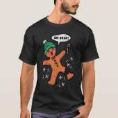 Oh Snap Gingerbrood Man Funny Kerstmis Mannen W T-shirt (Voorkant)