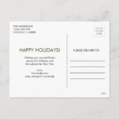 Oh Snap Gingerbrood Men Holiday Briefkaart (Achterkant)