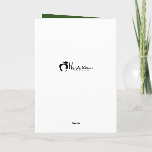 Oh Snap Gingerbrood Men Holiday Greeting Kaart (Achterkant)