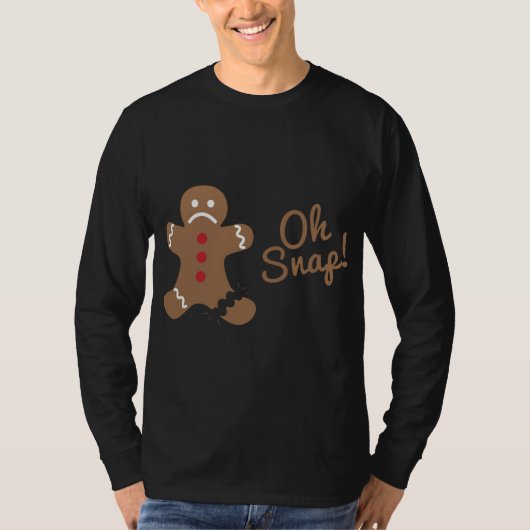 Oh Snap Gingerbrooman T-shirt (Voorkant)
