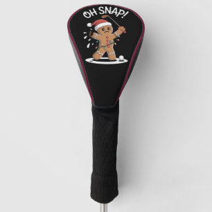 Oh Snap Gingermans Golfer Golf Kerstmis Kerst Golfheadcover