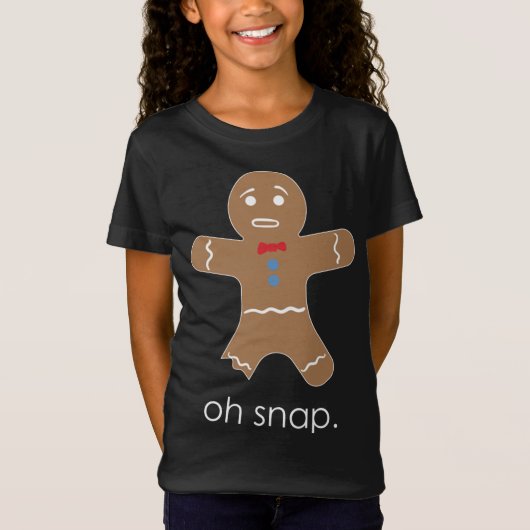 Oh Snap Grappig Kerstcadeau T-shirt (Voorkant)