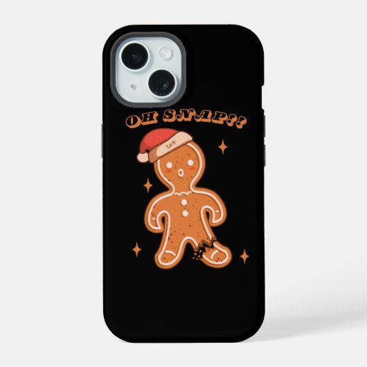 OH SNAP! grappig kerstfeest iPhone 15 Case (Achterkant)