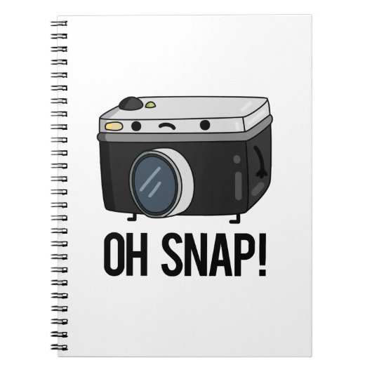 Oh Snap Grappige Cameragrappen  Notitieboek (Voorkant)