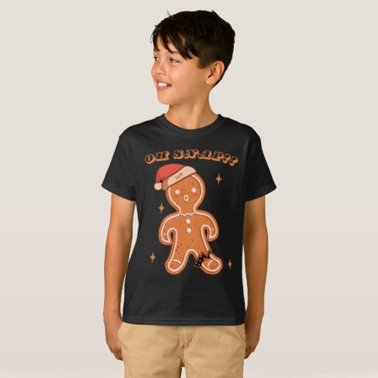 OH SNAP! grappige kerst T-shirt (Voorkant volledig)