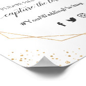 Oh Snap Hashtag Sign Geometric Greenery Eucalyptus Poster (Hoek)