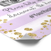 Oh Snap Hashtag Trouwposter Print (Hoek)