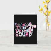 Oh snap is de 4e klas squad terug naar school gir kaart (Gele Bloem)