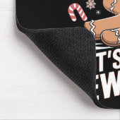 Oh Snap It's The New Year Gingerbread Man Christma Muismat (Hoek)