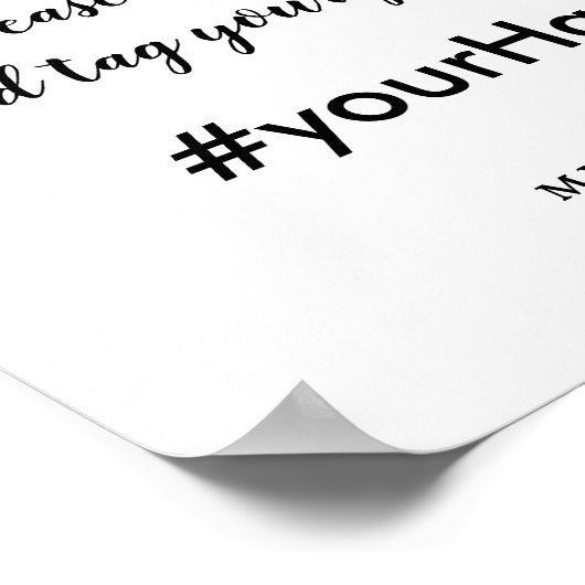 oh snap je het liefdestrouwbord poster (Hoek)