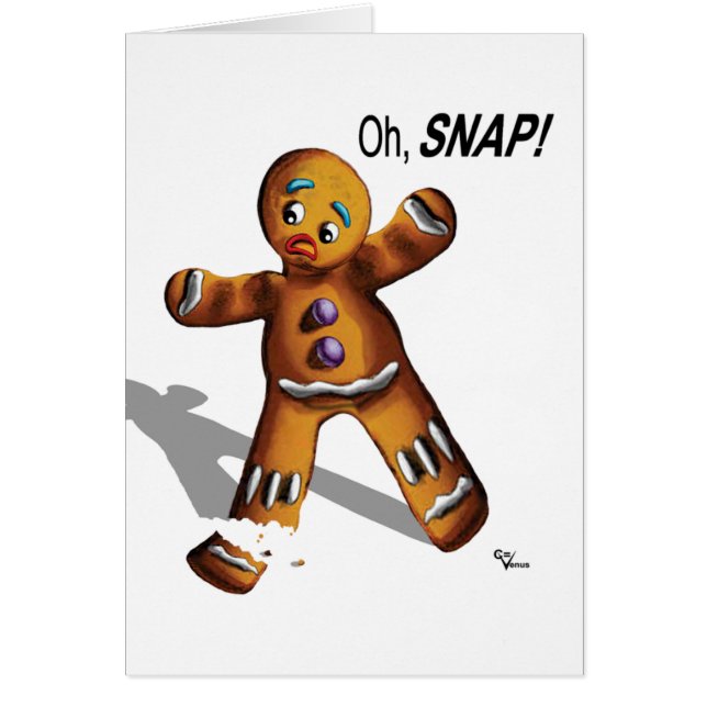 Oh, Snap! Kaart (wit) (Voorkant)