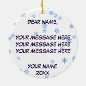 Oh Snap Keramisch Ornament (Achterkant)