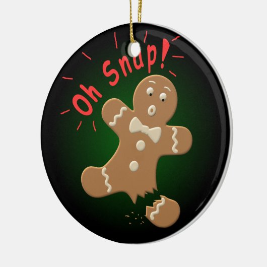 Oh Snap Keramisch Ornament (Links)