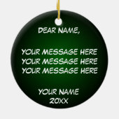 Oh Snap Keramisch Ornament (Achterkant)