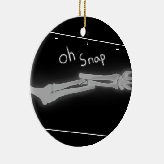 Oh Snap Keramisch Ornament (Rechts)