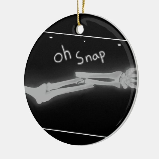 Oh Snap Keramisch Ornament (Links)