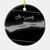 Oh Snap Keramisch Ornament (Achterkant)