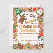 Oh Snap-kerstkoekje Exchange Gingerbrooman Kaart (Voorkant)