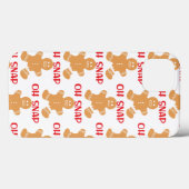 Oh Snap Kerstmis Holiday Gingerbrood Case-Mate iPhone Case (Achterkant (horizontaal))