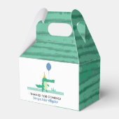 Oh Snap Leuke Alligator Kids Verjaardagsfeestje Bedankdoosjes (Achterkant)