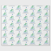 Oh Snap Leuke Alligator Kids Verjaardagsfeestje Cadeaupapier (Vlak)