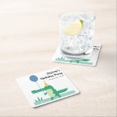 Oh Snap Leuke Alligator Kinderen Verjaardag Kartonnen Onderzetters (Insitu)