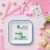 Oh Snap Leuke Alligator Kinderen Verjaardag Papieren Bordje (Feest)