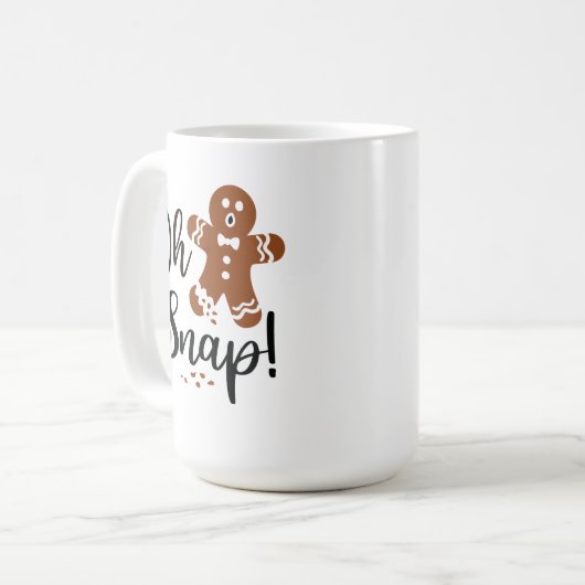 Oh snap! ontbijtkoek koffiemok (Voorkant links)