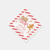 Oh snap onze kleine Cookie Party servetten - Custo (Hoek)