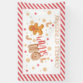 Oh Snap onze kleine koekjesbanner - jongen Spandoek (Verticaal)