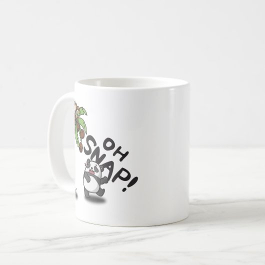 Oh Snap Panda en Monkey Koffiemok (Voorkant links)