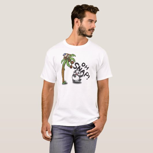 Oh Snap Panda en Monkey T-shirt (Voorkant volledig)