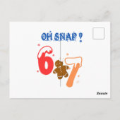Oh Snap Peperkoek 67 Briefkaart (Achterkant)