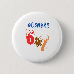 Oh Snap Peperkoek 67 Ronde Button 5,7 Cm