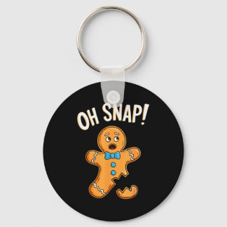 Oh Snap Peperkoek Man T-shirt Volwassenen Kinderen Sleutelhanger