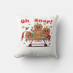 Oh Snap Peperkoek Schoolverpleegster Kerst Klassie Kussen