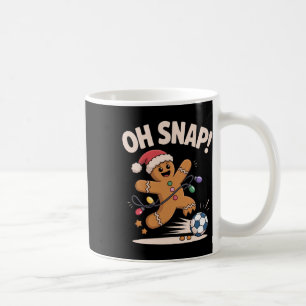 Oh Snap Peperkoek Voetbal Grappig Kerstmis Voor Ho Koffiemok