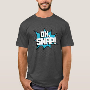 OH SNAP Pop Art stripboek spraakballonnen Straat G T-shirt