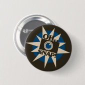 Oh Snap Retro camera Ronde Button 5,7 Cm (Voorkant /achterkant)