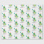 Oh Snap Schattige Alligator in Swamp Kids Verjaard Cadeaupapier (Vlak)