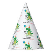 Oh Snap Schattige Alligator in Swamp Kids Verjaard Feesthoedjes (Voorkant)