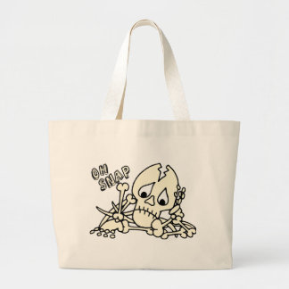 Oh Snap Skeleton Grote Tote Bag