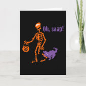 Oh, Snap Skeleton Kaart (Voorkant)