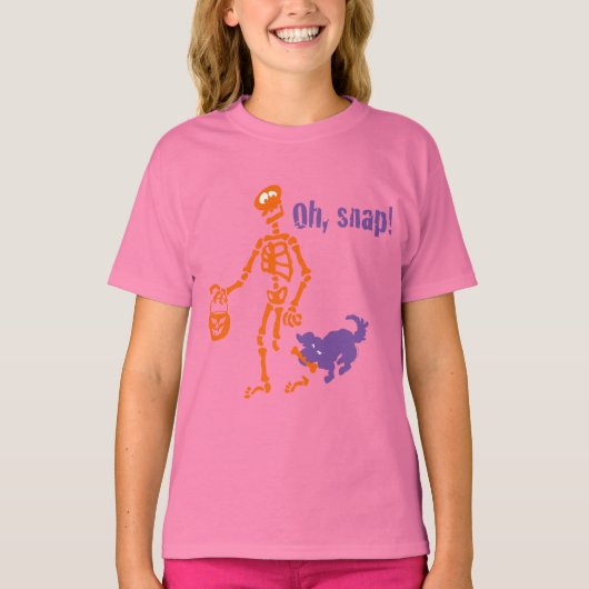 Oh, Snap Skeleton T-shirt (Voorkant)