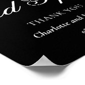 Oh Snap Social Media Chic Modern Wedding Event Poster (Hoek)